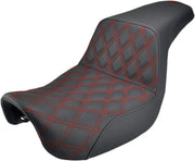 Saddlemen Step-up Seat - Red Stitching