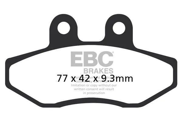 Ebc Sfac Carbon Series Scooter Brake Pads