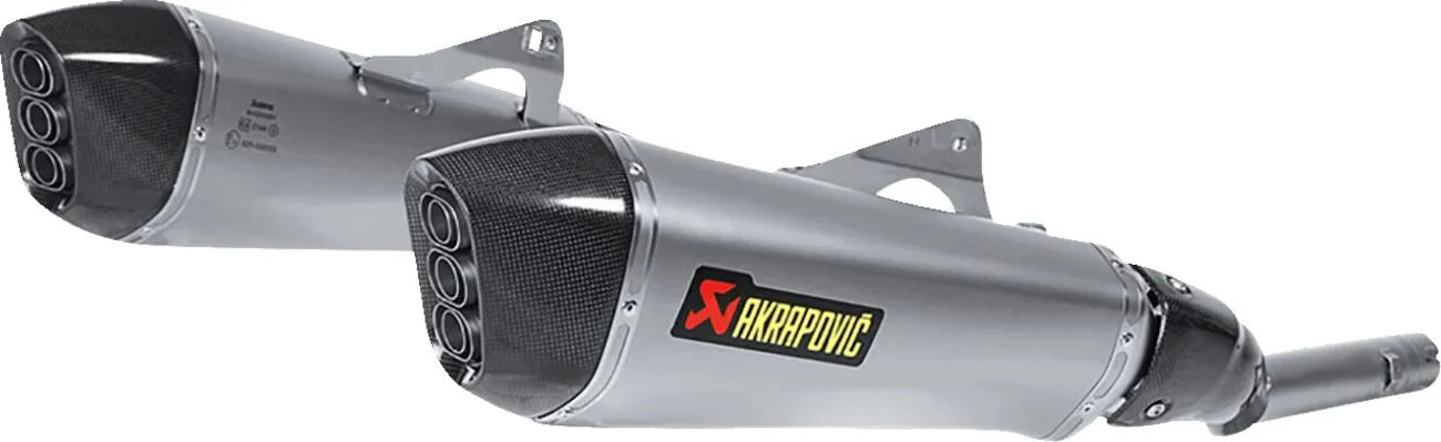 Akrapovic Slip-on Line Mufflers For Bmw Touring Motorcycles