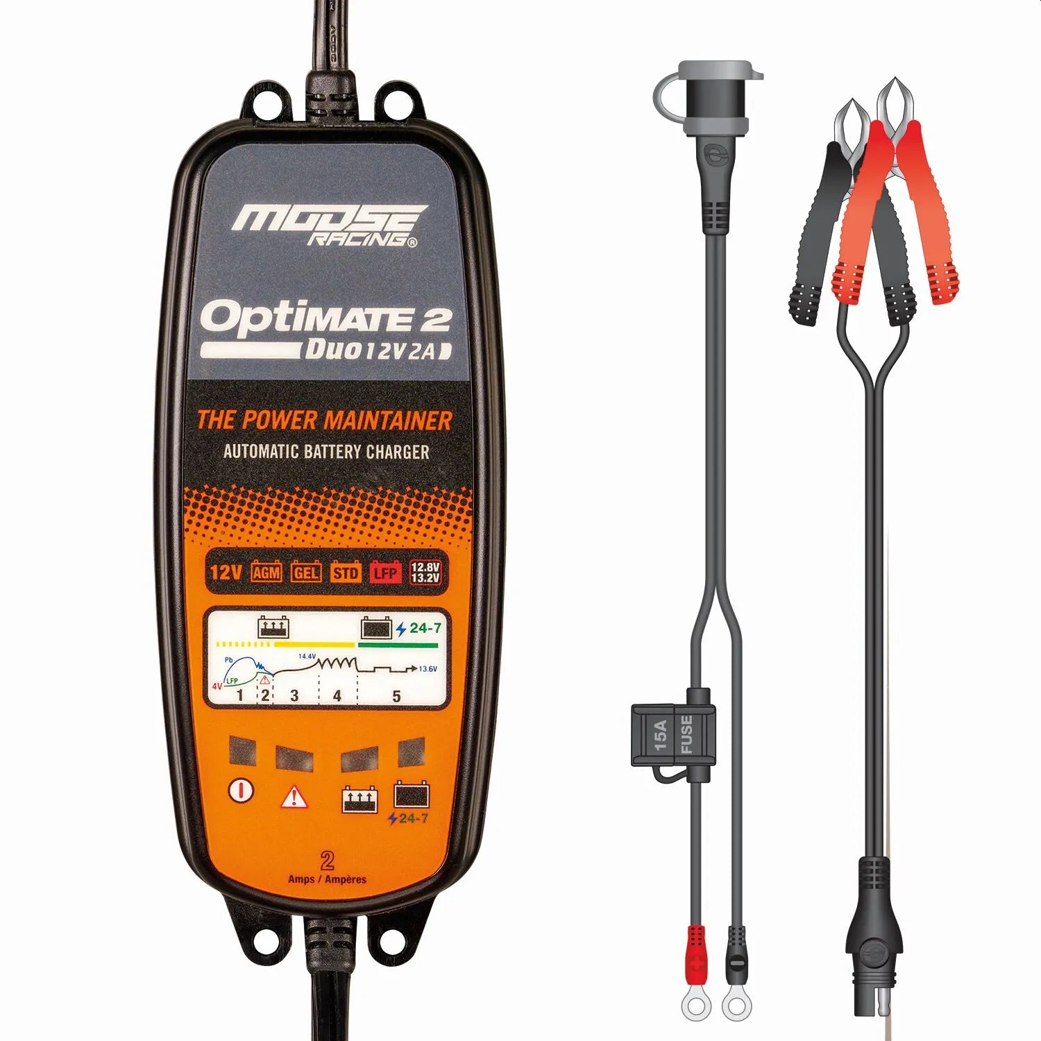 Moose Offroad Optimate 2 Duo Battery Charger Eu