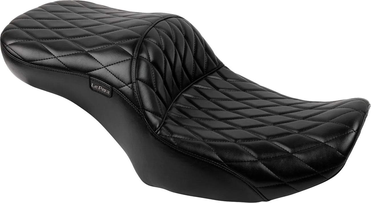 Le Pera Maverick Seat - Black Vinyl Motorcycle Seat