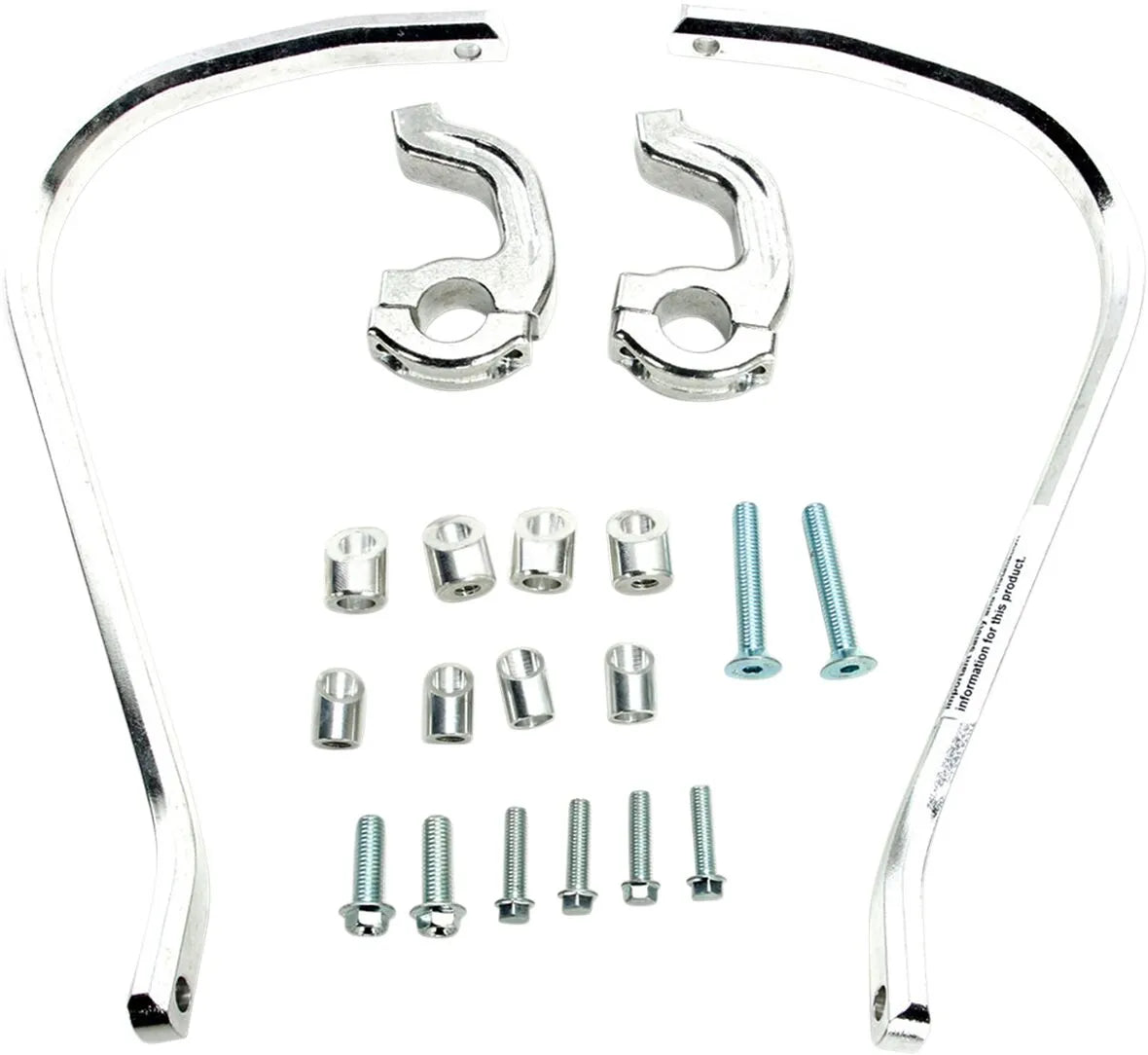 Moose Offroad Contour Handguards - Aluminum, Silver