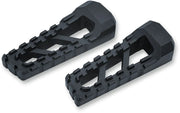 Kuryakyn Riot Footpegs - Black Aluminum
