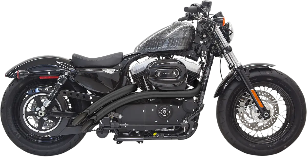 Bassani Xhaust Radial Sweepers Full Exhaust System - Black