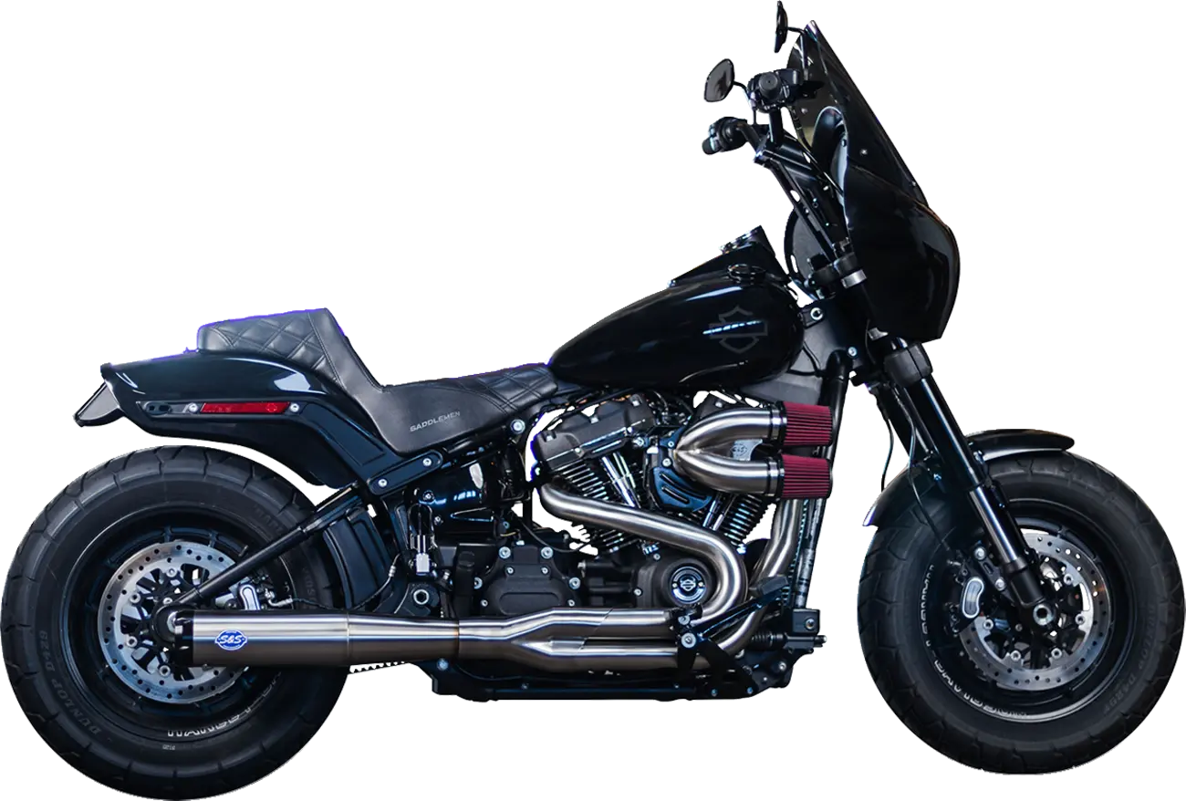 S&s Cycle 2-into-1 Superstreet Exhaust For Closed Course