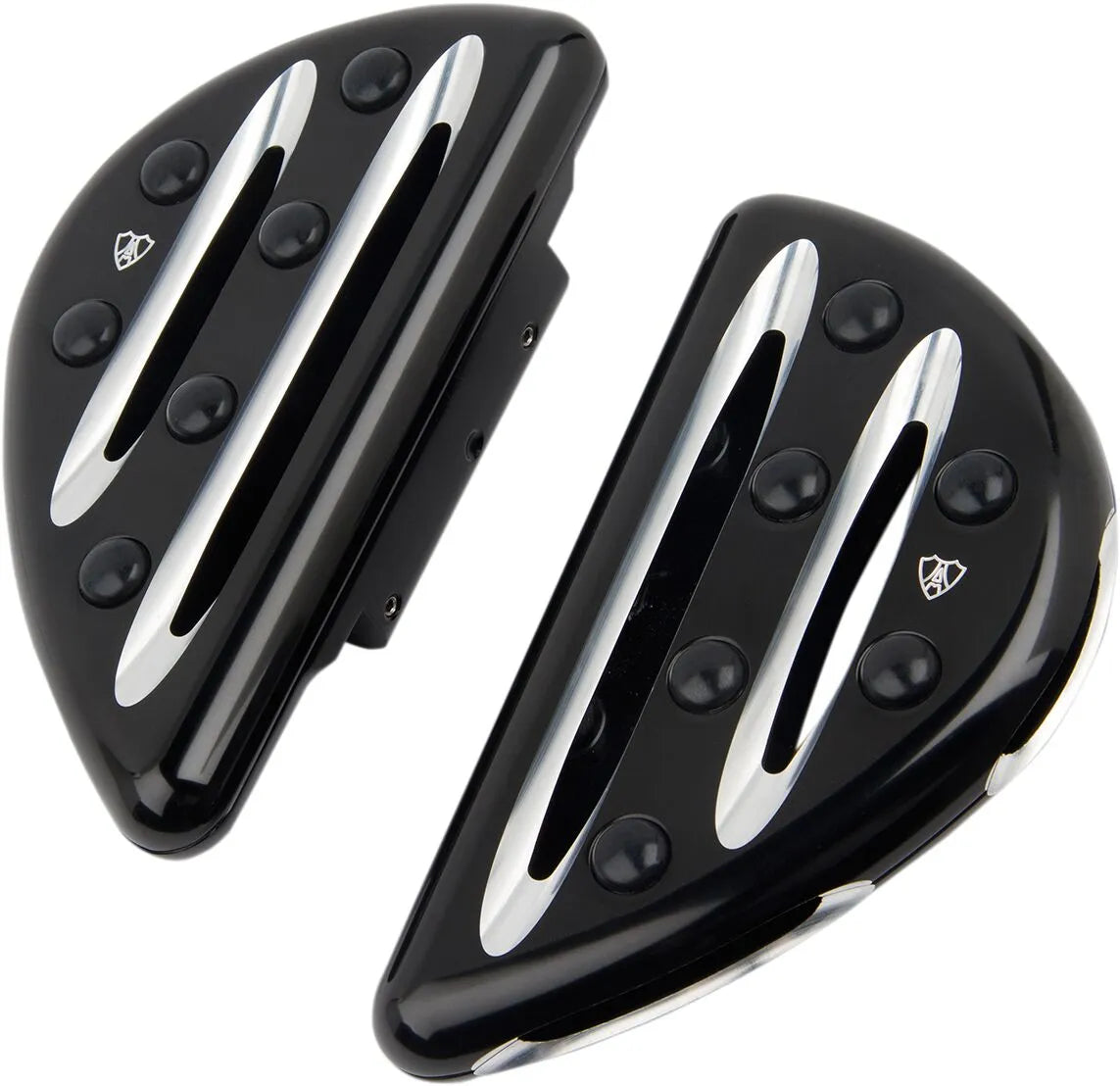 Arlen Ness Deep Cut Floorboards - Chrome