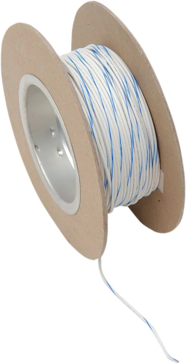 Namz Oem Color Wire Spool - 18 Awg White/blue