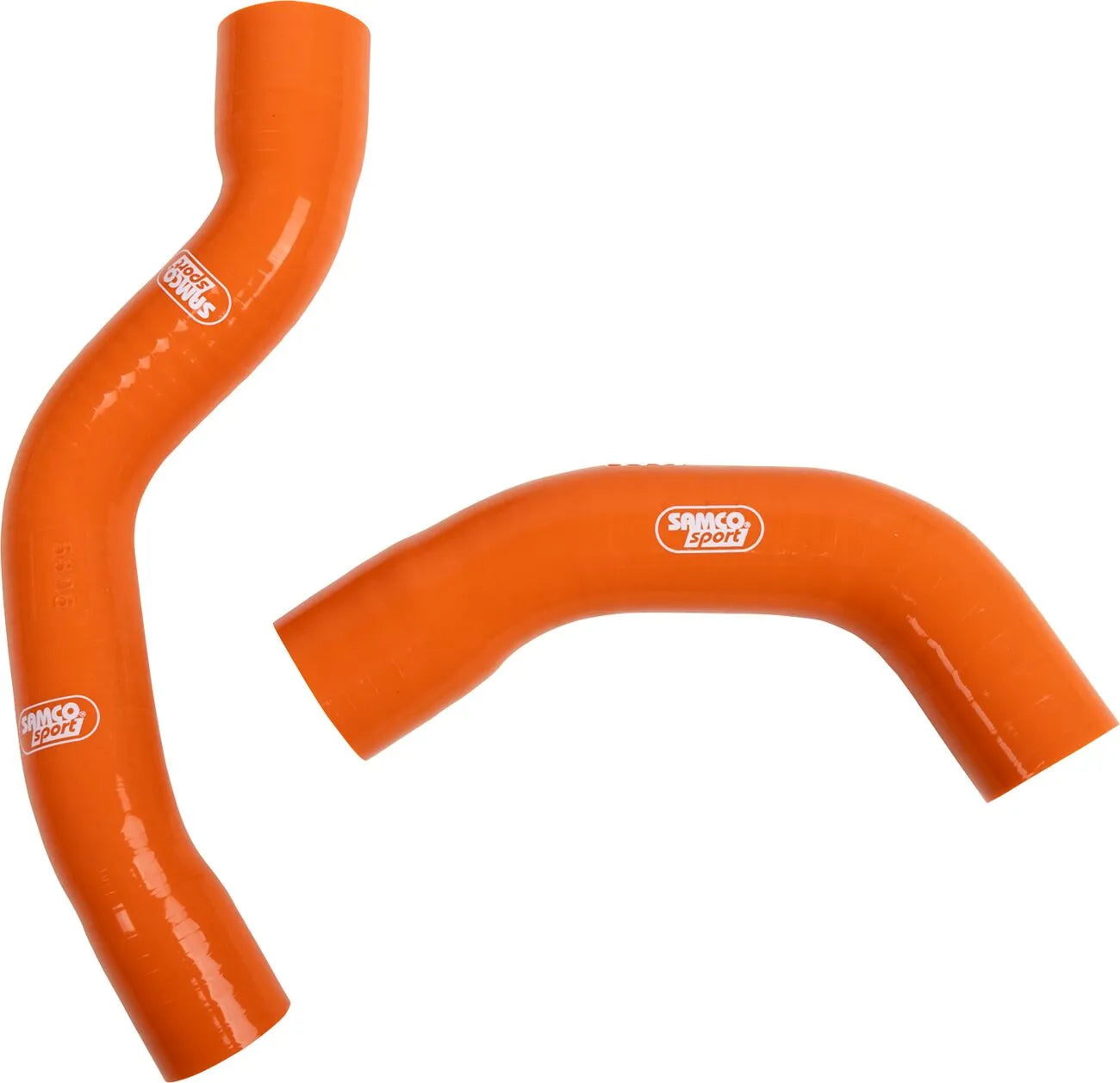 Samco Sport Radiator Hose Kit - Orange Silicone