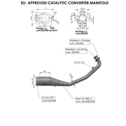 Leovince Catalytic Converter Manifold