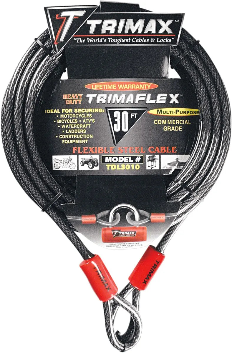 Trimax Trimaflex™ Max Security Braided Cable - 30'