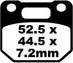 Ebc Fa Series Organic Brake Pads