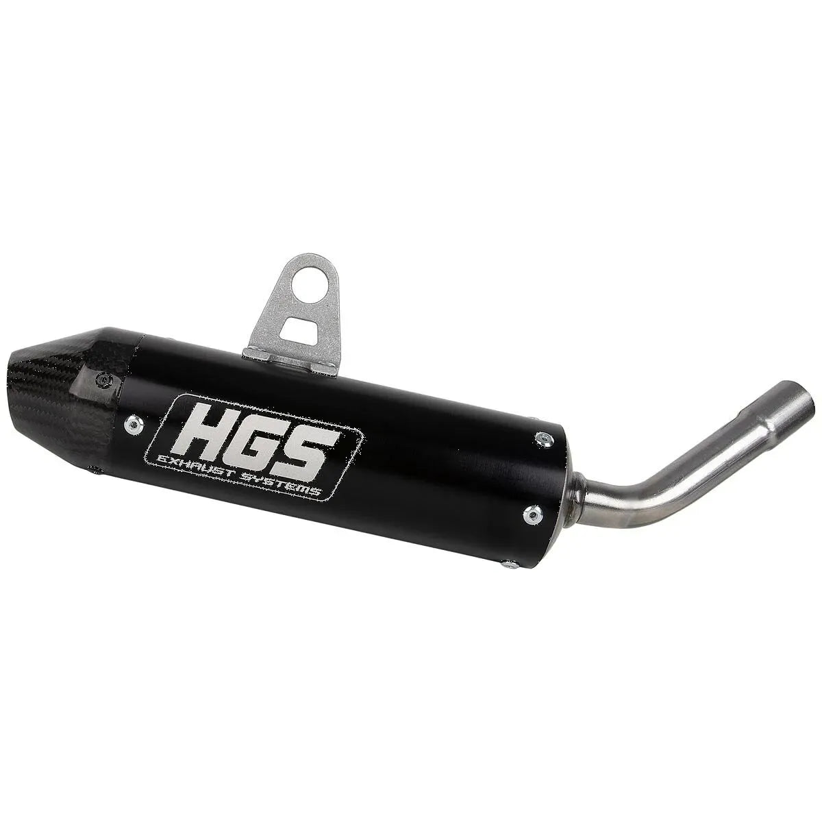Hgs 2-stroke Silencer With Carbon Fiber End Cap