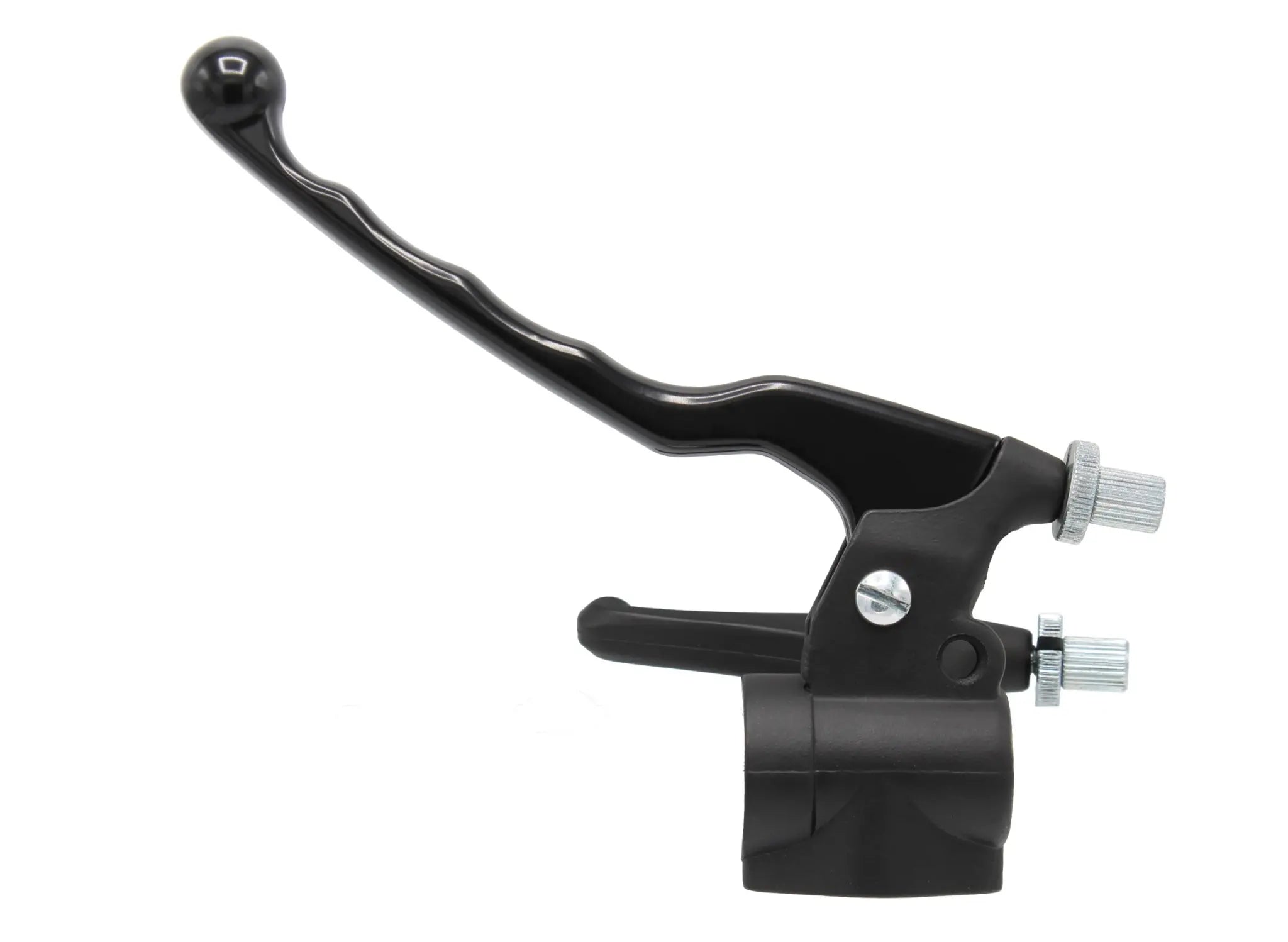 Domino Clutch Lever Assembly - Aluminum, Black