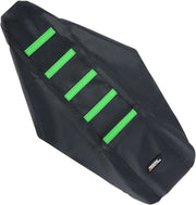 Moose Offroad Ribbed Seat Cover - Black/green