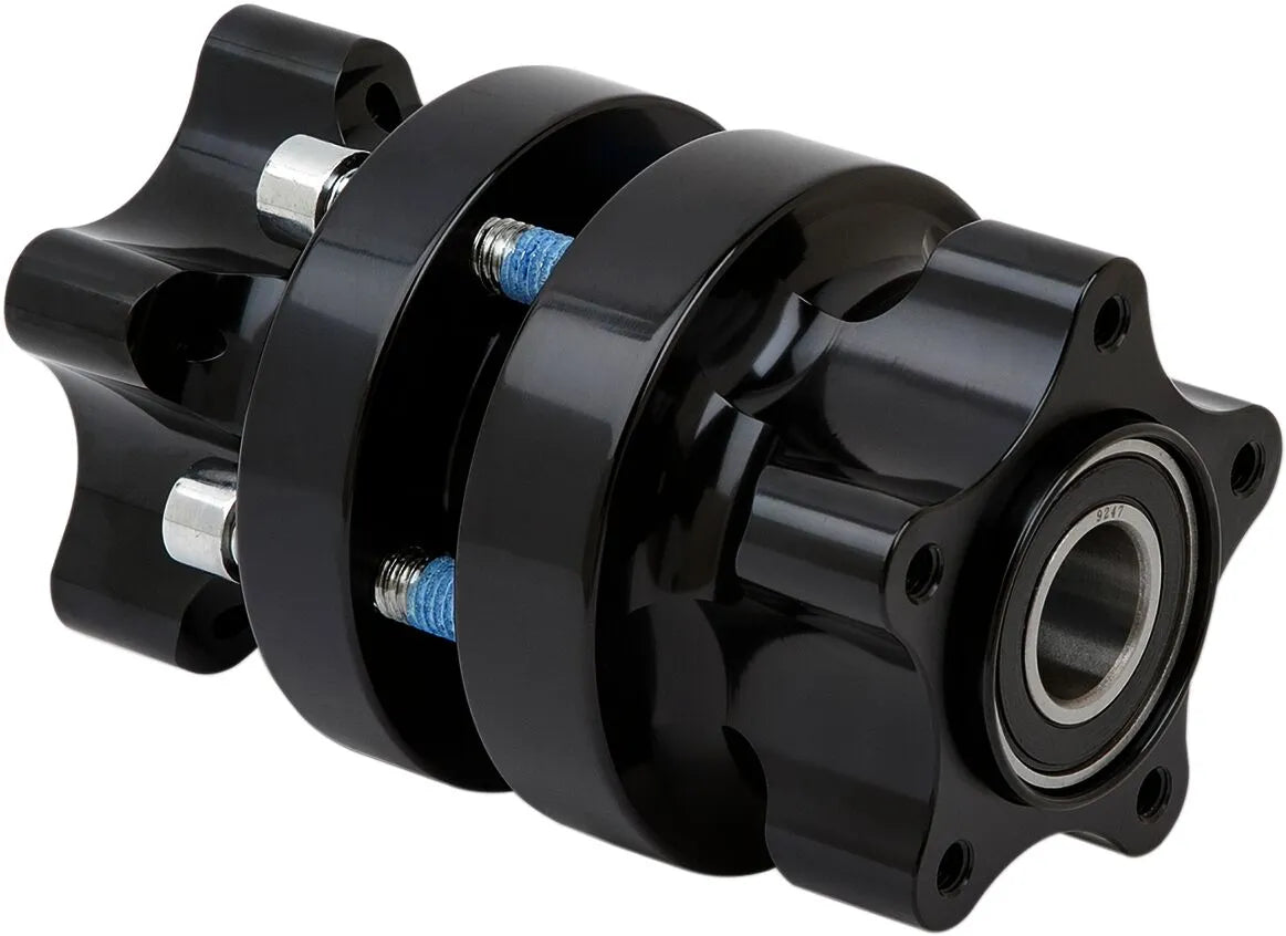 Arlen Ness Cartridge Hub - Billet Aluminum, Black Anodized