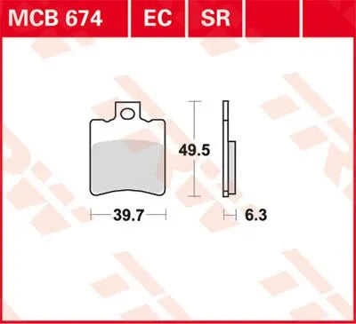 Trw Ec Series Ceramic Brake Pads