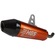 Hgs 2-stroke Silencer With Carbon Fiber End Cap