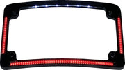 Custom Dynamics Radius License Plate Frame With Red Leds