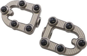 Arlen Ness Mx Foot Pegs - Titanium Finish