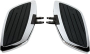 Cobra Swept Floorboard Kit - Chrome & Black