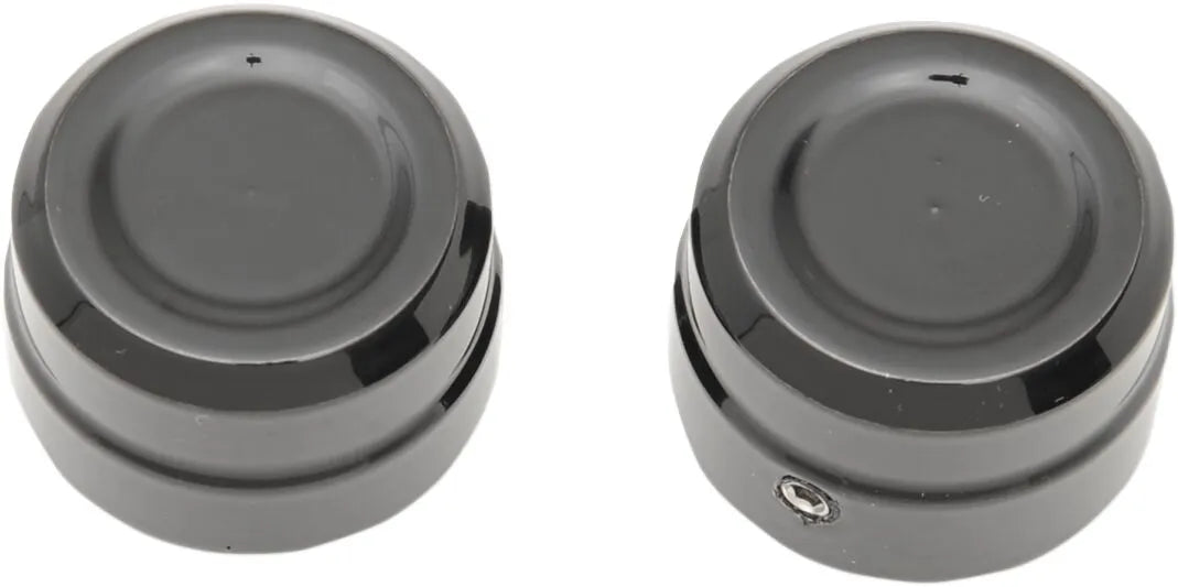 Drag Specialties Billet Axle Caps - Black