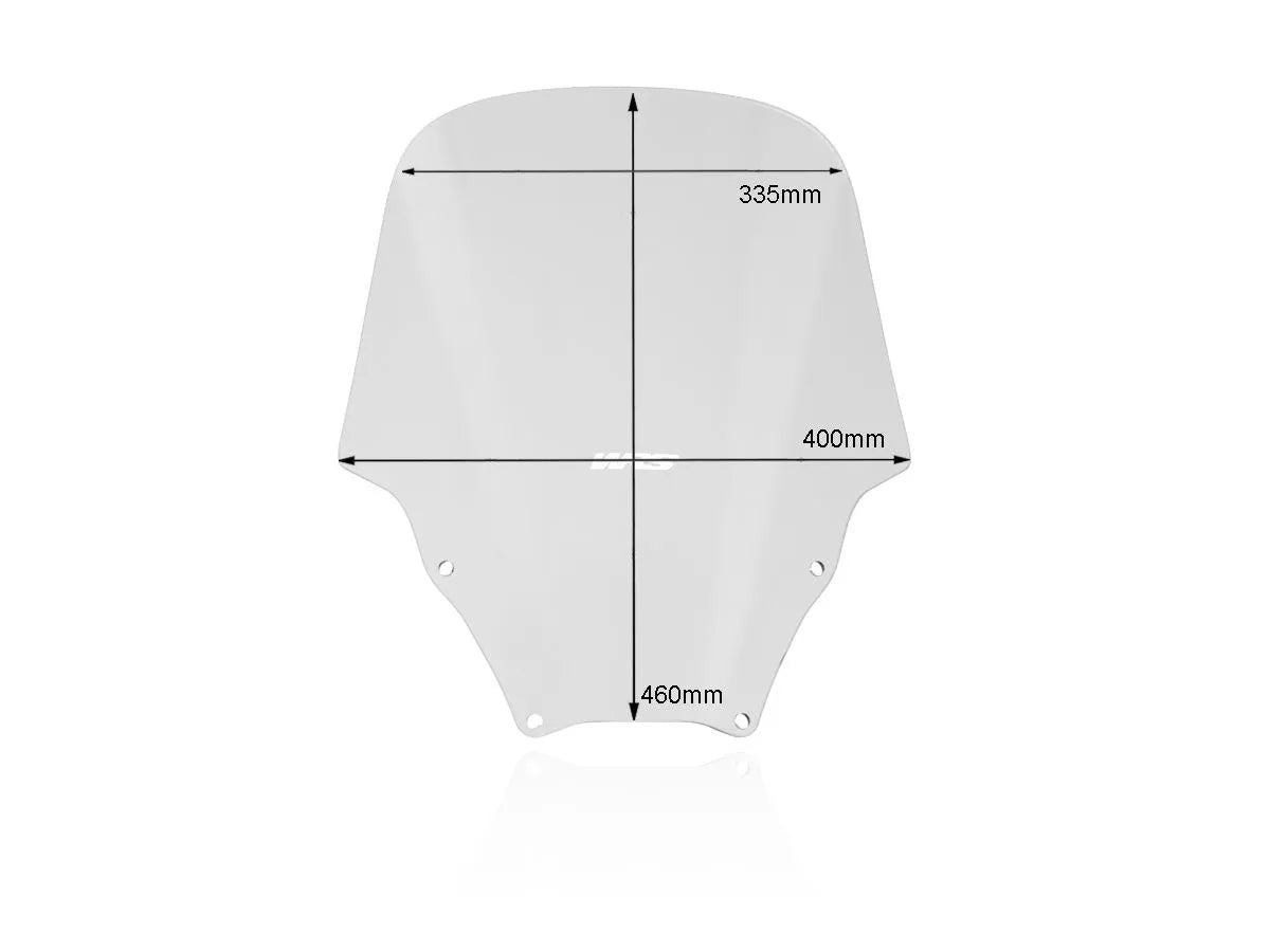 Wrs Scooter Windscreen - Clear Pmma Plexiglass
