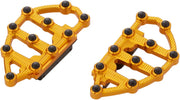 Arlen Ness Mx Billet Floorboards - Gold