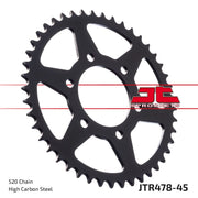 Jt Sprockets Steel Rear Sprocket - Black Zinc Finish
