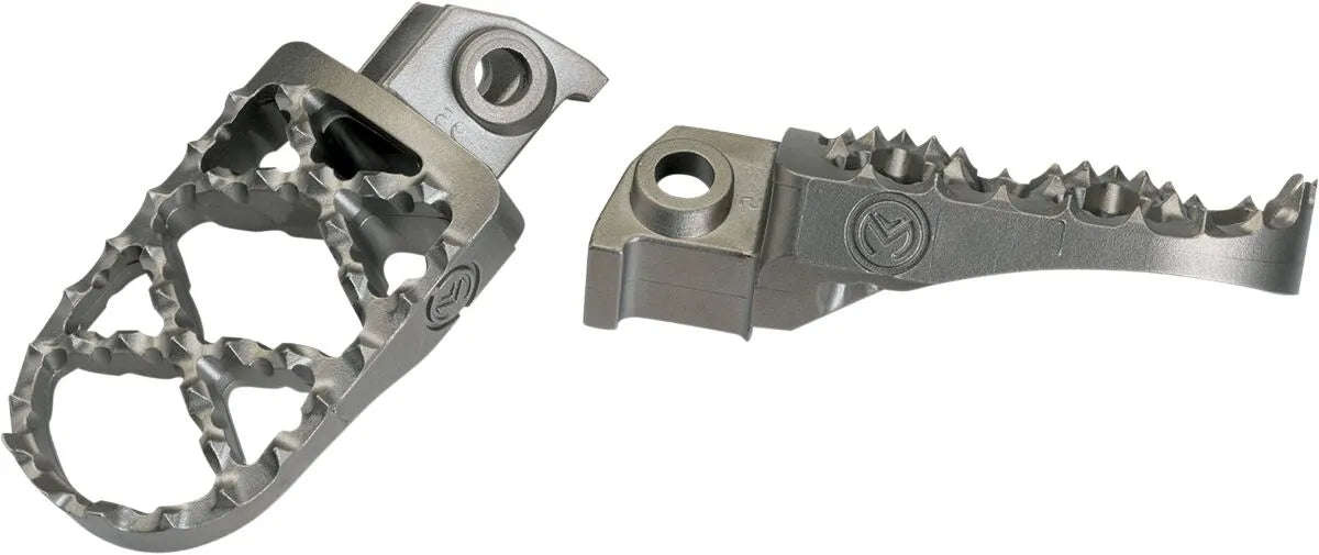 Moose Offroad Pro Foot Pegs - Stainless Steel