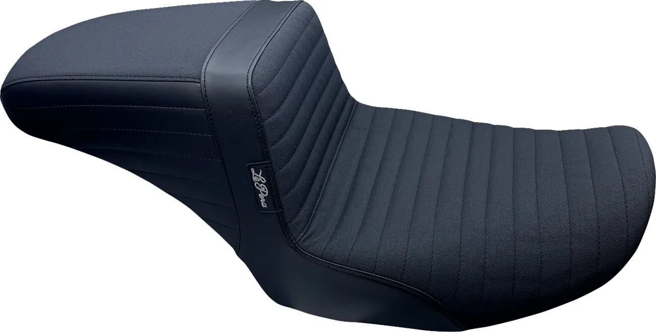 Le Pera Kickflip Seat - Black Vinyl, Pleated Gripper