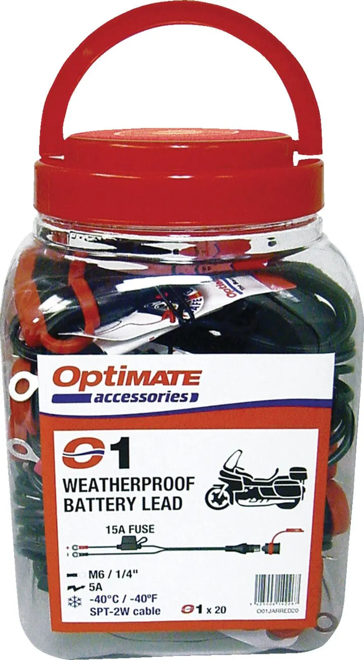 Tecmate Optimate Battery Lead W/ Ring Terminal