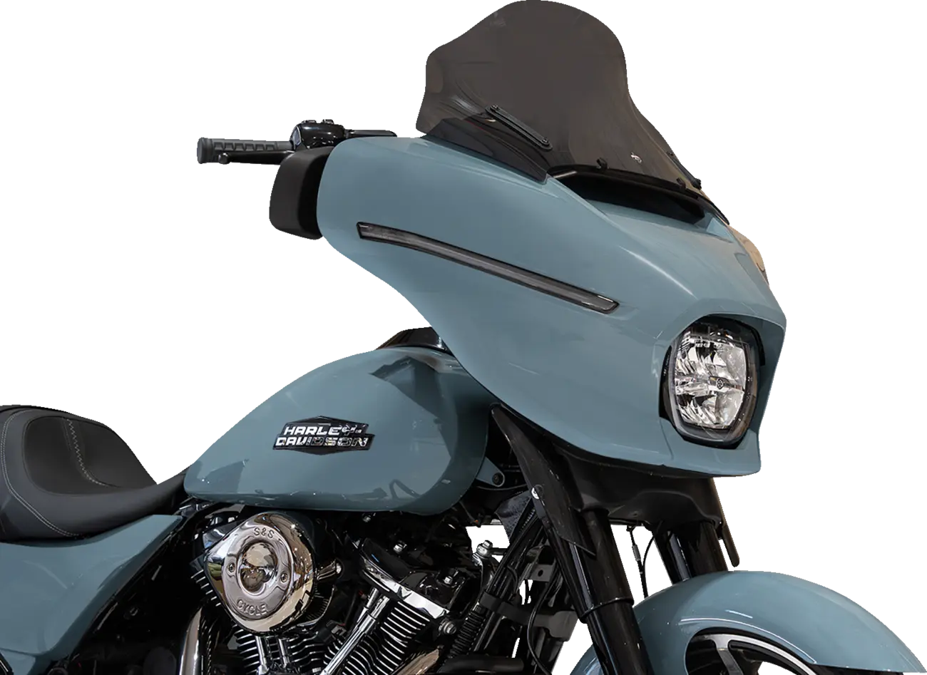 Klock Werks Flare Windshield - 12" Dark Smoke
