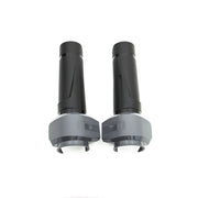 Polisport Fork Covers - Black/gray Plastic Fork Protectors