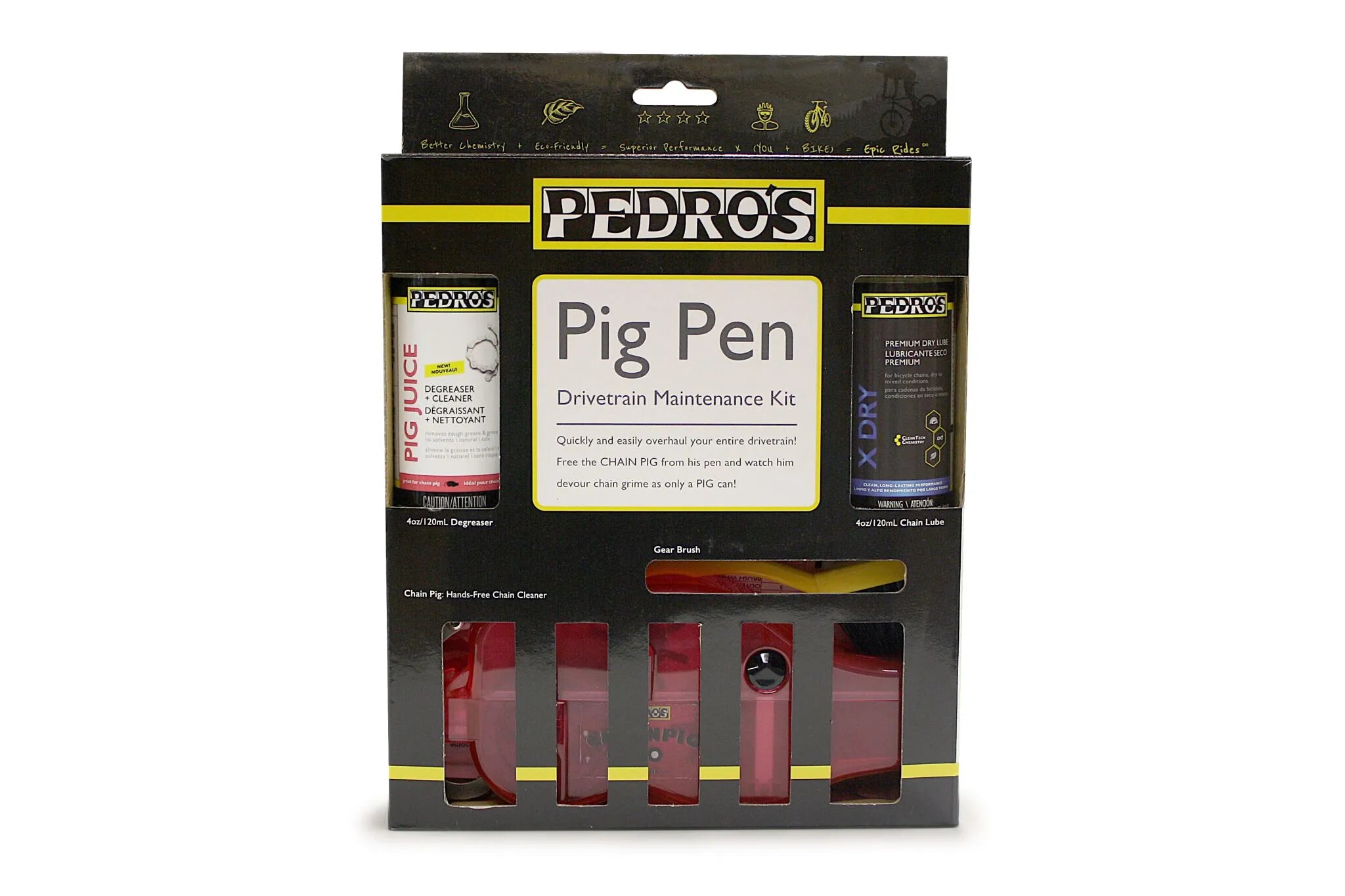 Pedro's Pig Pen Chain Cleaning Tool Kit