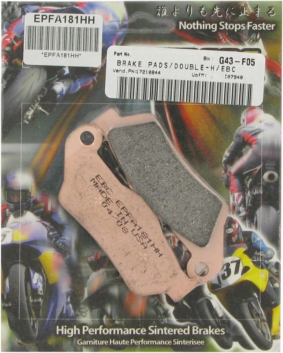 Ebc Extreme Performance Epfa Sintered Brake Pads