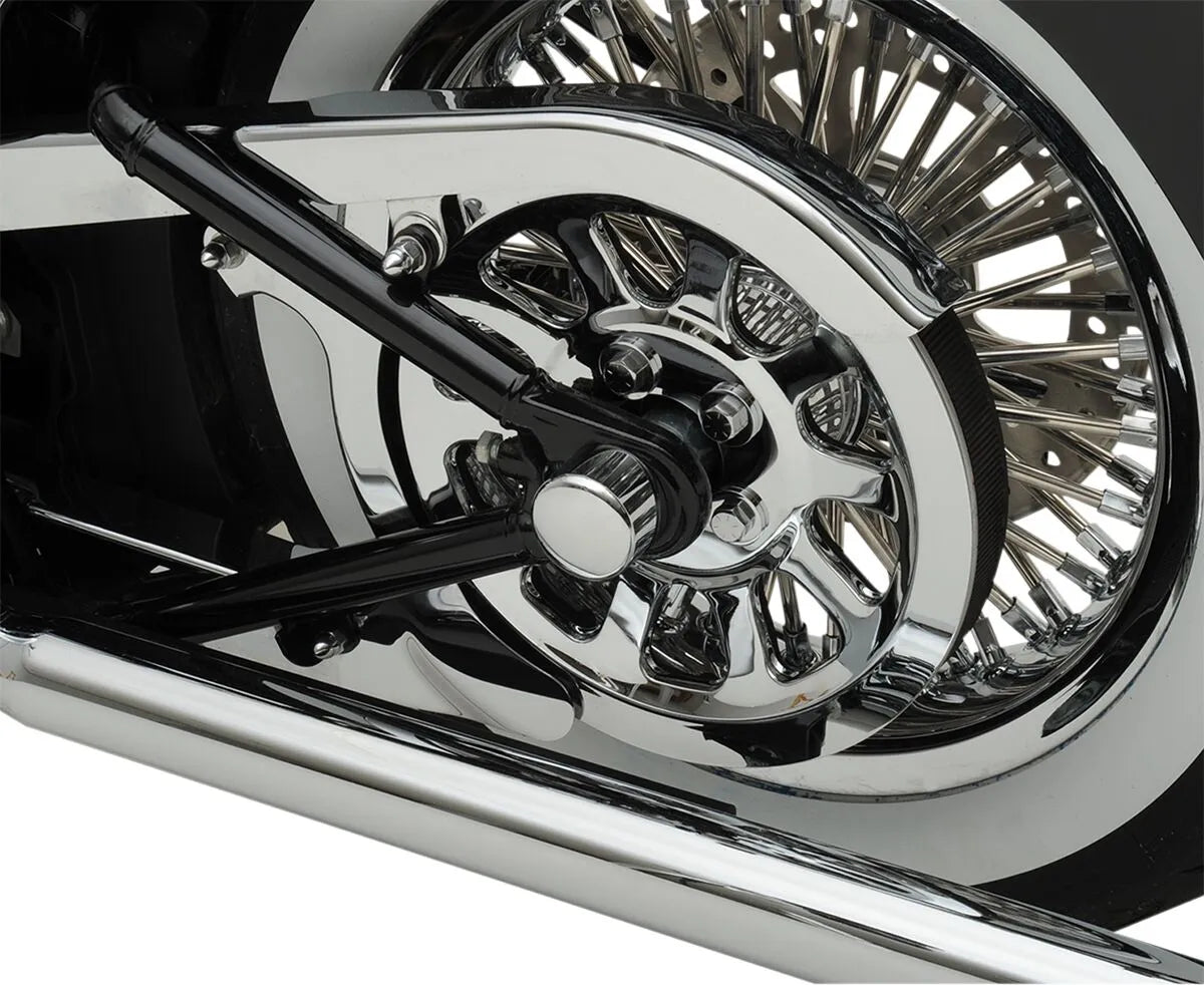 Drag Specialties Chrome Axle Caps