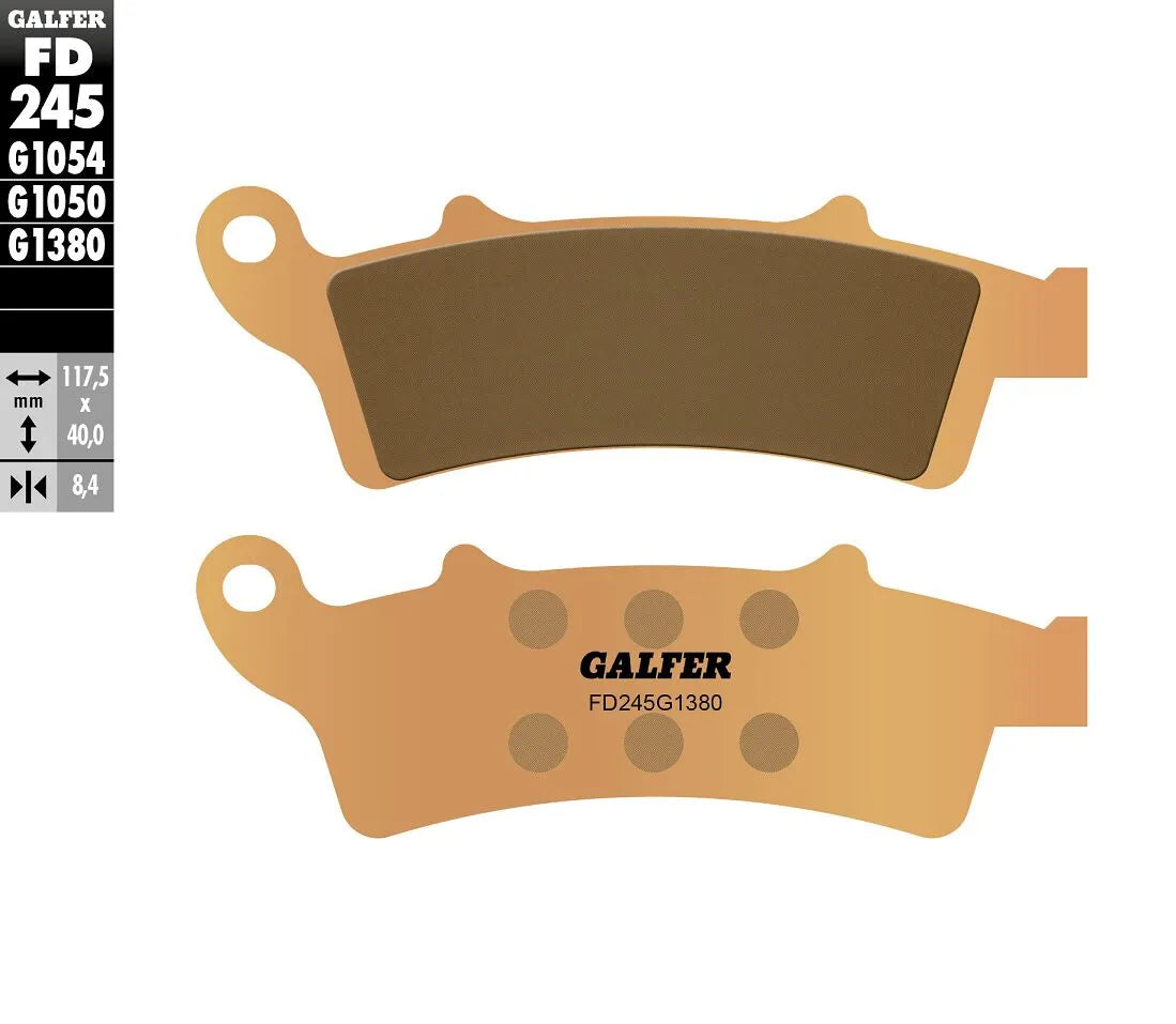 Galfer Hh Sintered Brake Pads For Motorcycle