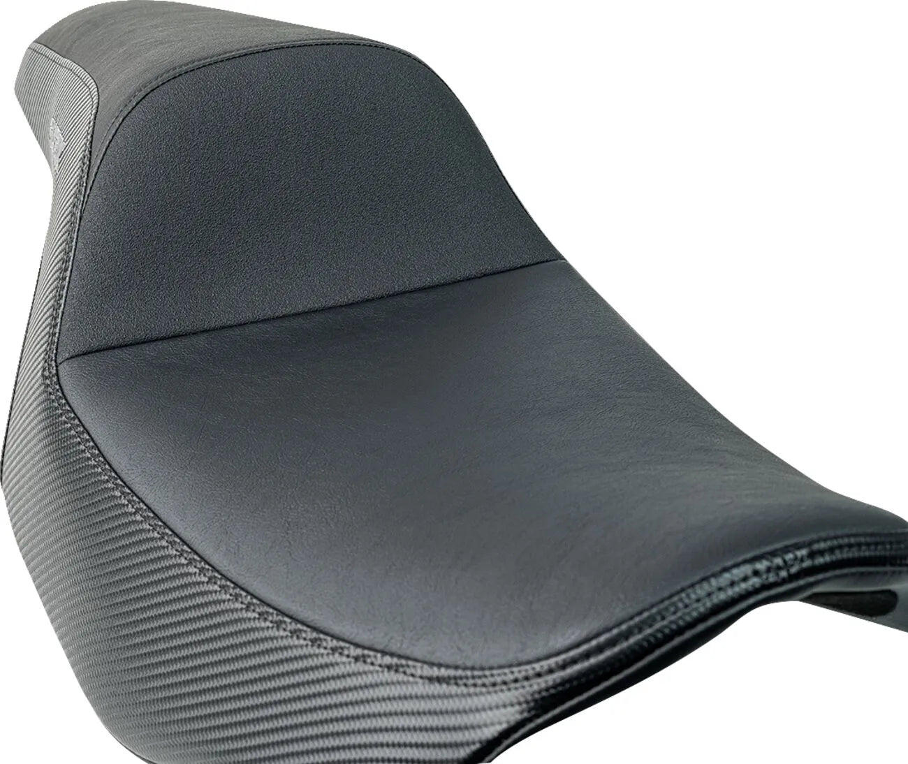 Slyfox Drifter Seat - Black Vinyl Motorcycle Seat