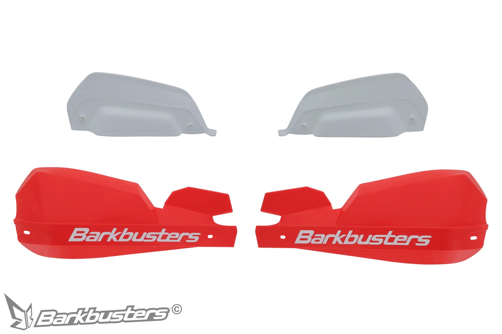 Barkbusters Vps Handguards - Red Plastic