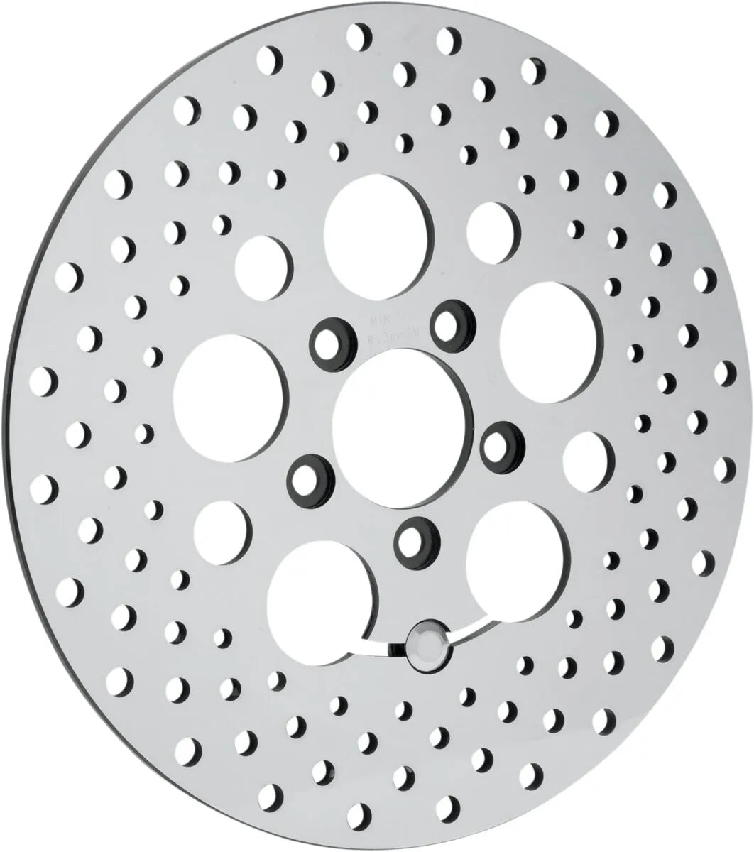 Drag Specialties Polished Brake Rotor For Oem Calipers