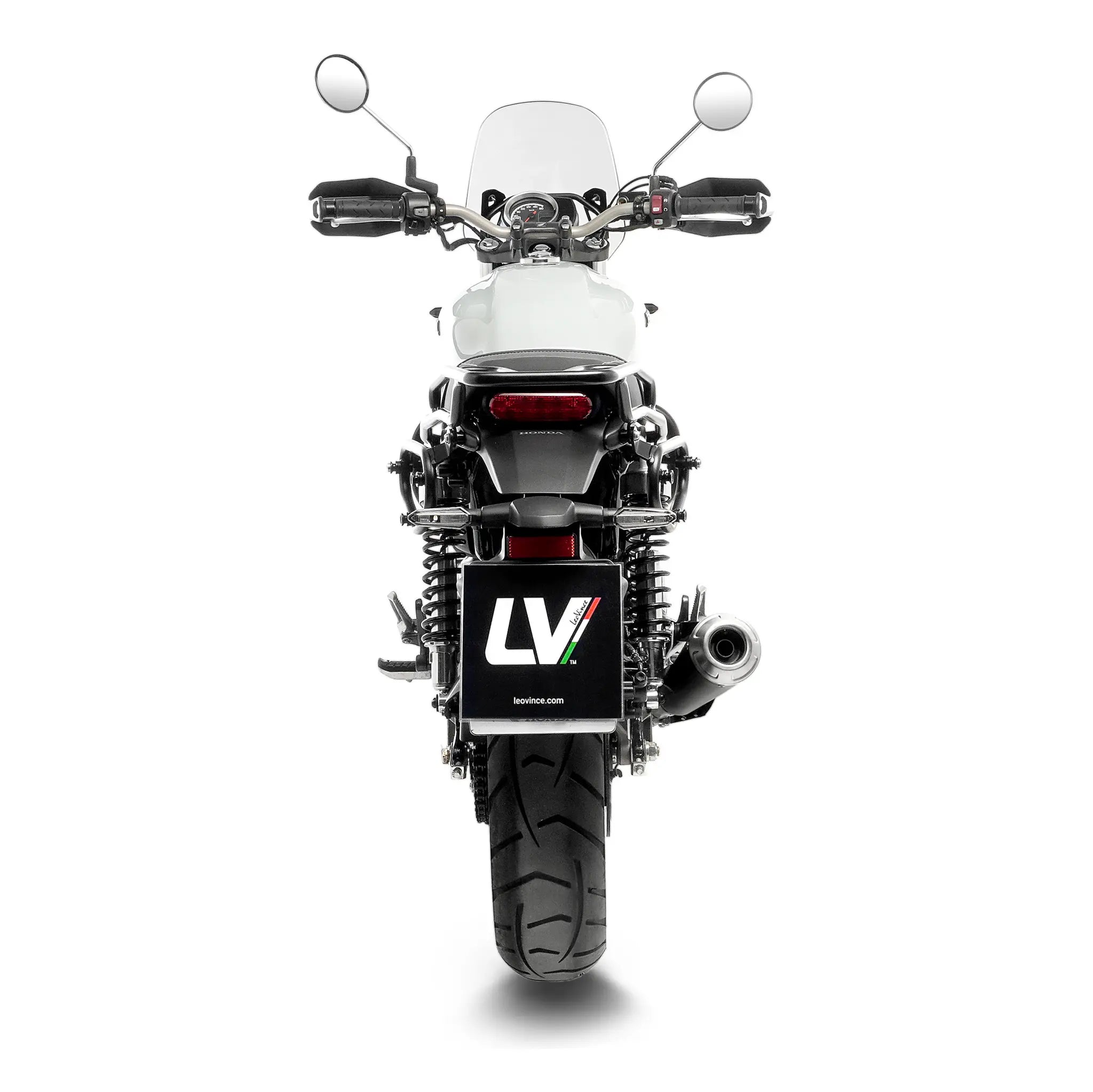 Leovince Lv Classic Racer Black Edition Slip-on Muffler