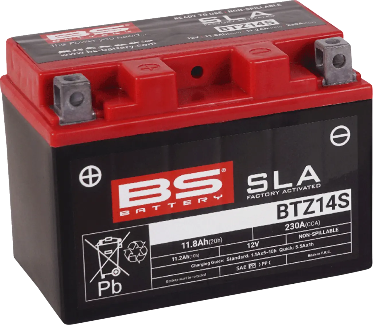 Bs Battery Agm 12v 11.2ah Motorcycle Battery