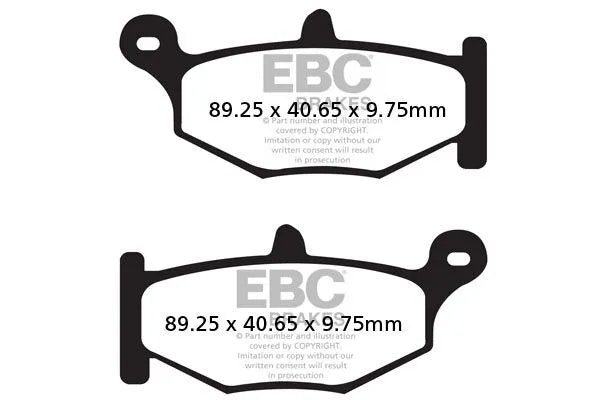 Ebc Vee Semi-sintered Brake Pads
