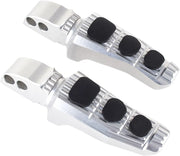 Gilles Tooling Uf20 Footpegs - Silver Aluminum Footrests