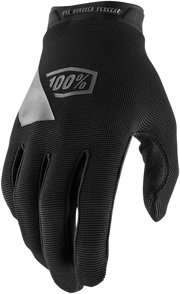 100% Youth Ridecamp Off-road Gloves - Black