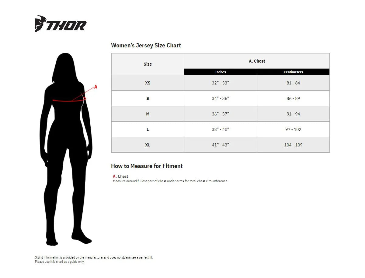 Thor Women's Prime Blaze Jersey - Black/Mint