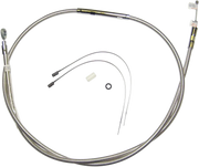 Magnum Shielding Polished Stainless Clutch Cable