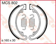 Trw Mcs802 Brake Shoes - Organic Base