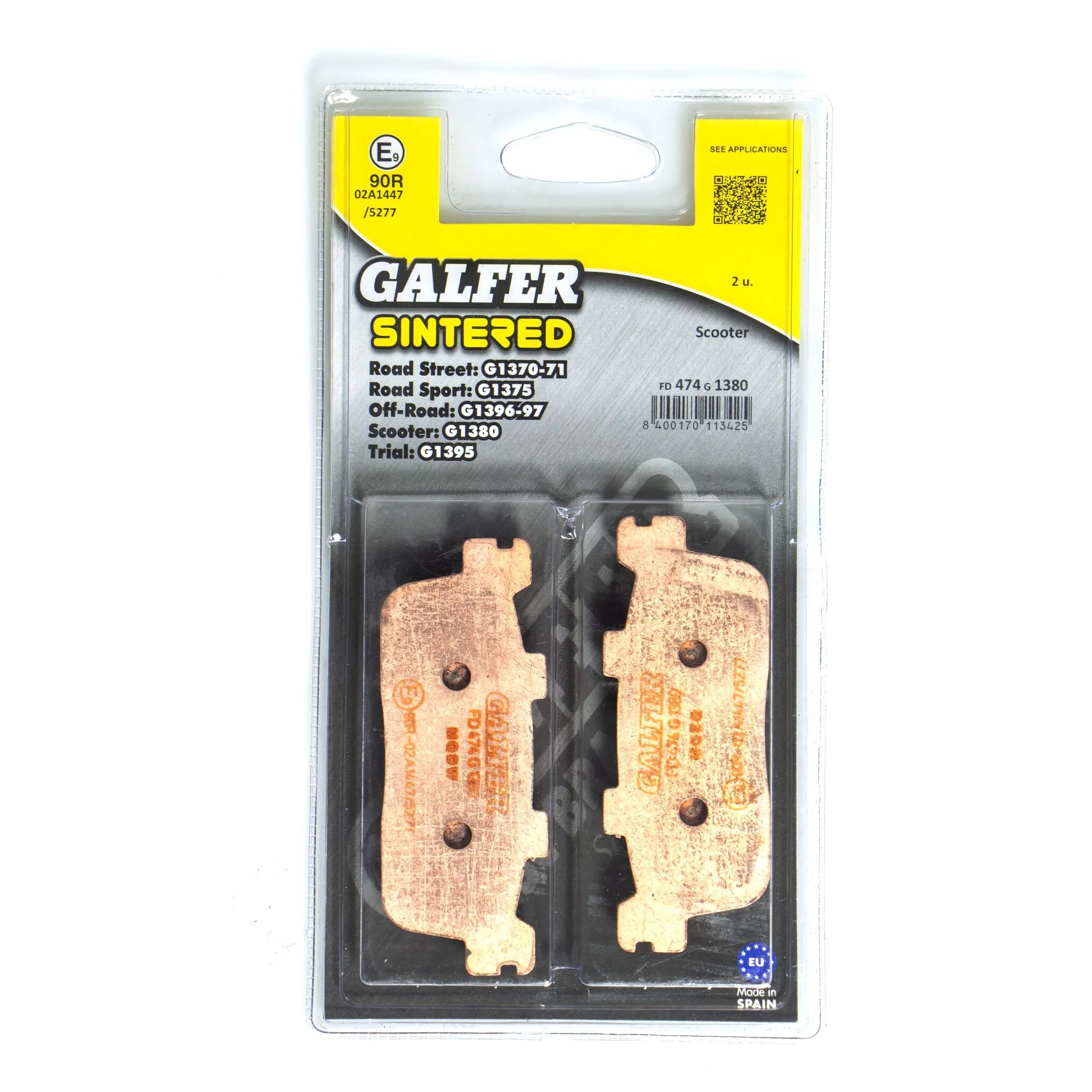 Galfer Hh Sintered Brake Pads - Superior Stopping Power