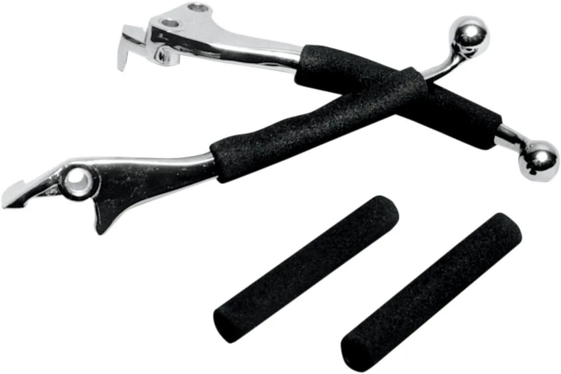 Show Chrome Foam Lever Grips - Black